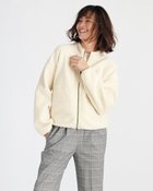 【ドゥクラッセ/DoCLASSE】のスマートボア・スタンドカラージャケット オフホワイト|ID: prp329100004935128 ipo3291000000037103529