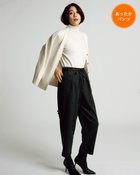 【ドゥクラッセ/DoCLASSE】のウール混ファインニードル・ドロストテーパード チャコール|ID: prp329100004935138 ipo3291000000037141620