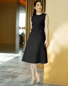 【ドゥクラッセ/DoCLASSE】のトリプルクロス・ボタンデザインワンピース ブラック|ID: prp329100004935146 ipo3291000000037103534