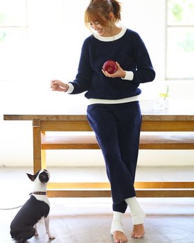 【ヌックル/Nukle】のNukle・テディプルオーバー 人気、トレンドファッション・服の通販 founy(ファニー) ファッション Fashion レディースファッション Fashion for Women トップス・カットソー Cut & Sew Tops ニット Knit Tops & Sweaters カジュアルプルオーバー・ニットトップス Pullovers & Knit Tops / Casual Pullovers 畦 Ribbed Knit シンプル Simple, Minimal セーター Sweater, Knitwear なめらか Smooth, Silky Texture ボトム Bottoms, Lower Wear ミックス Mix, Mixed Style ラベンダー Lavender お家時間・ステイホーム Stay Home / At Home |ID:prp329100004935157