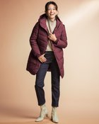 【ドゥクラッセ/DoCLASSE】のグログラン使い・ダウンコート ボルドー|ID: prp329100004935160 ipo3291000000037036648