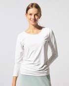 【ヌックル/Nukle】のNukle・ベア天竺Uネックトップス ホワイト|ID: prp329100004935175 ipo3291000000037036695