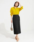 【ドゥクラッセ/DoCLASSE】のプレミアムドビー・ロングスカート ブラック|ID: prp329100004935186 ipo3291000000037235841