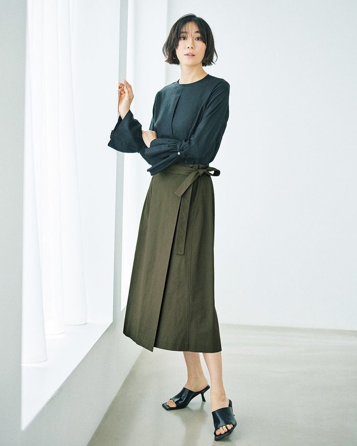 【ドゥクラッセ/DoCLASSE】のコアキャンバス・ラップスカート インテリア・キッズ・メンズ・レディースファッション・服の通販 founy(ファニー) https://founy.com/ ファッション Fashion レディースファッション Fashion for Women スカート Skirts キャンバス Canvas, Canvas Fabric スタイリッシュ Stylish, Fashionable スリット Slit, Slit Detail マキシ Maxi, Full Length ラップ Wrap, Wrap Design |ID: prp329100004935200 ipo3291000000037141708