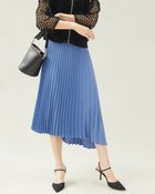 【ドゥクラッセ/DoCLASSE】のアシメヘム・プリーツスカート 人気、トレンドファッション・服の通販 founy(ファニー) ファッション Fashion レディースファッション Fashion for Women スカート Skirts プリーツスカート / 上品フェミニンスタイル Pleated Skirts インナー Innerwear カッティング Cutting Detail プリーツ Pleats, Pleated ロング Long, Long-Length thumbnail ブルー|ID: prp329100004935201 ipo3291000000037036772