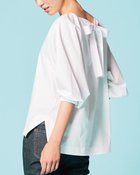【ドゥクラッセ/DoCLASSE】のシルコットンUV・リボンプルオーバー 人気、トレンドファッション・服の通販 founy(ファニー) ファッション Fashion レディースファッション Fashion for Women トップス・カットソー Cut & Sew Tops シャツ・ブラウス・オフィスカジュアル Elegant Blouses & Button-Ups ロングTシャツ・Tシャツ Longline T-Shirts & Tees カジュアルプルオーバー・ニットトップス Pullovers & Knit Tops / Casual Pullovers カットソー・ベーシックTシャツ Cut-and-Sewn Tops / Stretch Tees & Basics カットソー Cut and Sewn Top リボン Ribbon, Bow thumbnail ホワイト|ID: prp329100004935211 ipo3291000000037036797