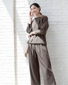 【ドゥクラッセ/DoCLASSE】のウール混・デザインセットアップ ライトグレー|ID: prp329100004935217 ipo3291000000037235635