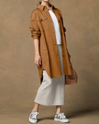 【ドゥクラッセ/DoCLASSE】のコンフォートチノ・シャツワンピース ダークベージュ|ID: prp329100004935224 ipo3291000000037235652