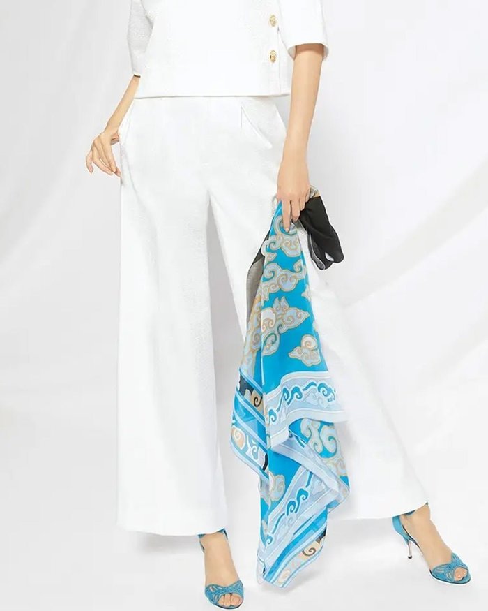 【ドゥクラッセ/DoCLASSE】のグロージャカード・パンツ インテリア・キッズ・メンズ・レディースファッション・服の通販 founy(ファニー) https://founy.com/ ファッション Fashion レディースファッション Fashion for Women パンツ Pants & Trousers ジャカード／ジャガード Jacquard, Woven Pattern ストレッチ Stretch, Stretchy Fabric フィット Fit, Slim Fit |ID: prp329100004935227 ipo3291000000037036840