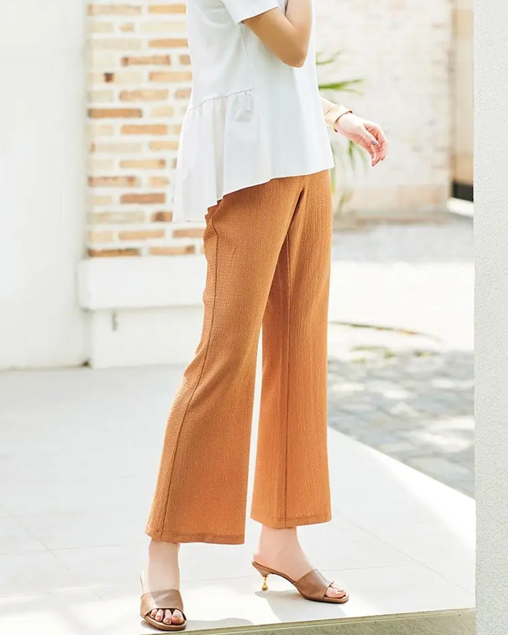 【ドゥクラッセ/DoCLASSE】の楊柳調・リラックスフレアパンツ 人気、トレンドファッション・服の通販 founy(ファニー) 　ファッション　Fashion　レディースファッション　Fashion for Women　パンツ　Pants & Trousers　カットソー　Cut and Sewn Top　チュニック　Tunic, Long Top　トレンド　Trend, Trending Now　フレア　Flare, Flared　リラックス　Relax, Relaxed Fit　ロング　Long, Long-Length　夏　Summer　 other-1|ID: prp329100004935236 ipo3291000000037036867