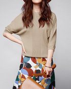 【ドゥクラッセ/DoCLASSE】のランダムリブ・ドルマンプルオーバー ベージュ|ID: prp329100004935249 ipo3291000000037236193