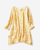 【ドゥクラッセ/DoCLASSE】の綿スラブ・ボートネックチュニック イエロー|ID: prp329100004935273 ipo3291000000037235895