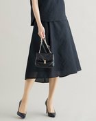 【ドゥクラッセ/DoCLASSE】のペイズリージャカード・タックラウンドスカート ネイビー|ID: prp329100004935275 ipo3291000000037036990