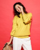 【ドゥクラッセ/DoCLASSE】のウール混フラッフィー・チュニック イエロー|ID: prp329100004935277 ipo3291000000037036999