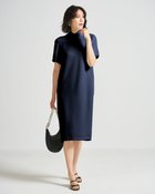 【ドゥクラッセ/DoCLASSE】のアチェローザ・タートルネックワンピース ミッドナイトブルー|ID: prp329100004935279 ipo3291000000037141836