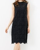 【ドゥクラッセ/DoCLASSE】のスカラップレース・ノースリーブワンピース ブラック|ID: prp329100004935288 ipo3291000000037235941