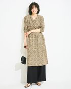 【ドゥクラッセ/DoCLASSE】のレオパード・カシュクールミディワンピース レオパード|ID: prp329100004935293 ipo3291000000037235953