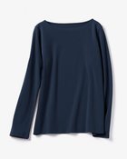 【ドゥクラッセ/DoCLASSE】のボートネック/長袖・ドゥクラッセTシャツ(60cm丈) 人気、トレンドファッション・服の通販 founy(ファニー) ファッション Fashion レディースファッション Fashion for Women トップス・カットソー Cut & Sew Tops シャツ・ブラウス・オフィスカジュアル Elegant Blouses & Button-Ups ロングTシャツ・Tシャツ Longline T-Shirts & Tees カットソー・ベーシックTシャツ Cut-and-Sewn Tops / Stretch Tees & Basics インナー Innerwear カットソー Cut and Sewn Top カーディガン Cardigan, Knitwear ジャケット Jacket, Outerwear 長袖 Long Sleeve, Full Sleeve リラックス Relax, Relaxed Fit エレガント 上品 Elegant ビジネス 仕事 通勤 Business / Work / Commuting thumbnail ミッドナイトブルー|ID: prp329100004935296 ipo3291000000037037044