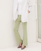 【ドゥクラッセ/DoCLASSE】の総針編み・フレアニットパンツ 人気、トレンドファッション・服の通販 founy(ファニー) ファッション Fashion レディースファッション Fashion for Women パンツ Pants & Trousers トレンド Trend, Trending Now フレア Flare, Flared 楽ちん Easy Fit, Comfortable thumbnail ピスタチオ|ID: prp329100004935313 ipo3291000000037037093