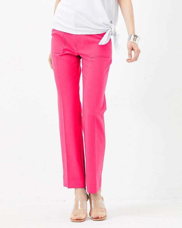 【ドゥクラッセ/DoCLASSE】のドライコンフォート・ストレートパンツ インテリア・キッズ・メンズ・レディースファッション・服の通販 founy(ファニー) https://founy.com/ ファッション Fashion レディースファッション Fashion for Women パンツ Pants & Trousers ストッキング Stockings, Sheer Tights ストレート Straight, Straight Cut パッチ Patch, Appliqué フロント Front, Front Design ポケット Pocket, Pocket Detail ロング Long, Long-Length 夏 Summer |ID: prp329100004935322 ipo3291000000037141968