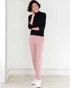 【ドゥクラッセ/DoCLASSE】のハイストレッチリネン・アンクルパンツ ソフトピンク|ID: prp329100004935325 ipo3291000000037037135