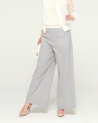 【ドゥクラッセ/DoCLASSE】のハイストレッチリネン・ワイドパンツ アイスグレー|ID: prp329100004935326 ipo3291000000037141988