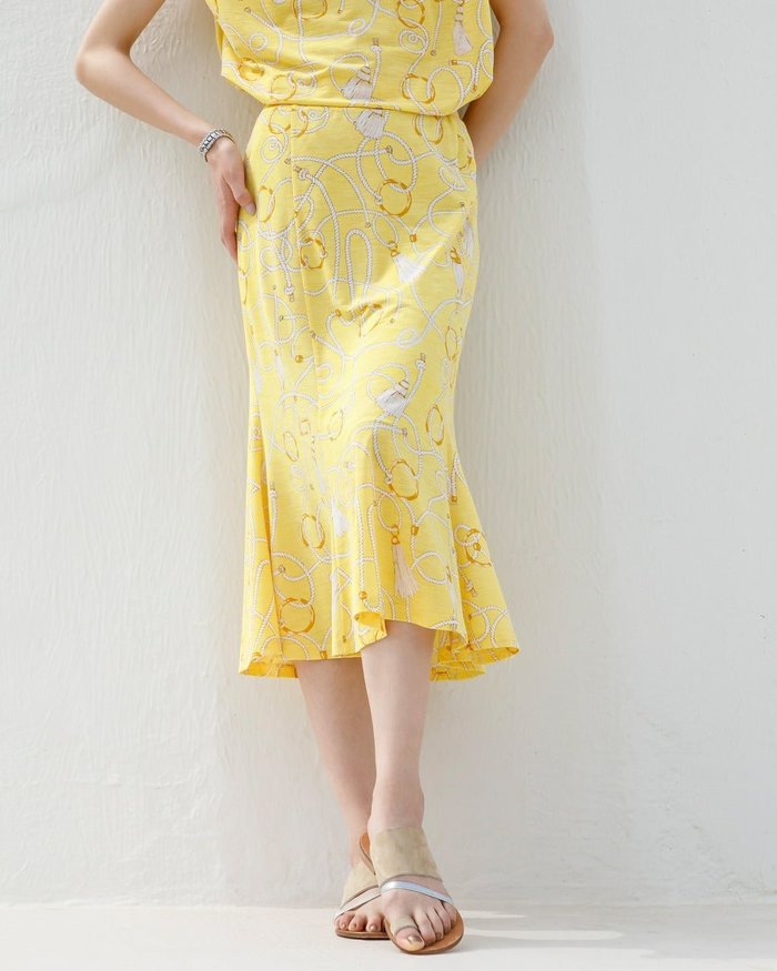 【ドゥクラッセ/DoCLASSE】のUVスラブ・裾フレアースカート インテリア・キッズ・メンズ・レディースファッション・服の通販 founy(ファニー) https://founy.com/ ファッション Fashion レディースファッション Fashion for Women スカート Skirts フレアースカート Flared Skirt, A-Line Skirt リラックス Relax, Relaxed Fit |ID: prp329100004935327 ipo3291000000037037140