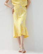 【ドゥクラッセ/DoCLASSE】のUVスラブ・裾フレアースカート イエローパターン|ID: prp329100004935327 ipo3291000000037037141