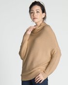 【ドゥクラッセ/DoCLASSE】のゆるハイネック・ドルマンプルオーバー ベージュ|ID: prp329100004935329 ipo3291000000037037148