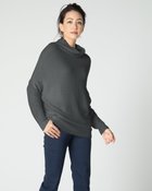 【ドゥクラッセ/DoCLASSE】のゆるハイネック・ドルマンプルオーバー チャコール|ID: prp329100004935329 ipo3291000000037037149