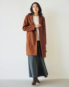 【ドゥクラッセ/DoCLASSE】のウール&キルティング・ドッキングコート キャメル|ID: prp329100004935331 ipo3291000000037236463