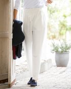 【ドゥクラッセ/DoCLASSE】の接結ストレッチ・ジョガーパンツ 人気、トレンドファッション・服の通販 founy(ファニー) ファッション Fashion レディースファッション Fashion for Women パンツ Pants & Trousers グログラン Grosgrain, Grosgrain Ribbon スウェット / スエット Sweatshirt, Sweatwear テーパード Tapered, Tapered Pants メタル Metal, Metal Parts thumbnail オフホワイト|ID: prp329100004935344 ipo3291000000037037185