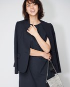 【ドゥクラッセ/DoCLASSE】のシャンブレーオックス・ノーカラージャケット ネイビー|ID: prp329100004935351 ipo3291000000037142036