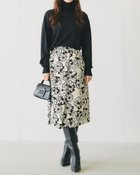 【ドゥクラッセ/DoCLASSE】のフラワーパターン・タックフレアスカート 人気、トレンドファッション・服の通販 founy(ファニー) ファッション Fashion レディースファッション Fashion for Women スカート Skirts Aライン・フレアスカート A-Line & Flared Skirts クール Cool, Chic グログラン Grosgrain, Grosgrain Ribbon フロント Front, Front Design モダン Modern, Contemporary thumbnail フラワー|ID: prp329100004935359 ipo3291000000037037230