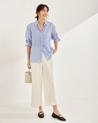 【ドゥクラッセ/DoCLASSE】の3Dストレッチ・アンクルワイド 人気、トレンドファッション・服の通販 founy(ファニー) ファッション Fashion レディースファッション Fashion for Women パンツ Pants & Trousers アンクル Ankle-Length Design ストレッチ Stretch, Stretchy Fabric センター Center, Center Line ワイド Wide, Wide Fit 旅行 Travel thumbnail オフホワイト|ID: prp329100004935362 ipo3291000000037037236