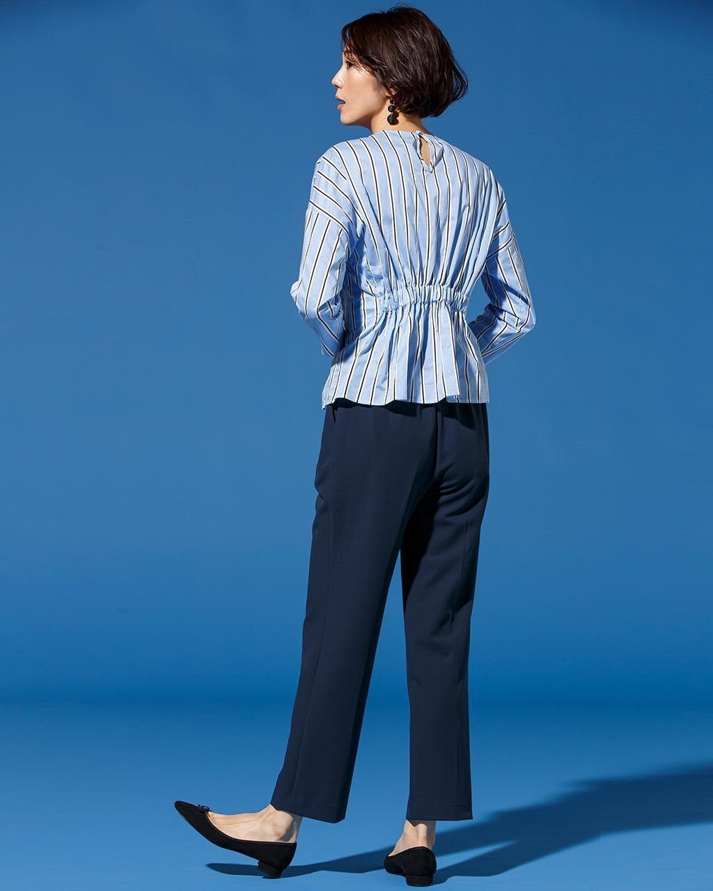 【ドゥクラッセ/DoCLASSE】の3Dストレッチ・エレガントテーパード インテリア・キッズ・メンズ・レディースファッション・服の通販 founy(ファニー) 　ファッション　Fashion　レディースファッション　Fashion for Women　パンツ　Pants & Trousers　ストレッチ　Stretch, Stretchy Fabric　センター　Center, Center Line　テーパード　Tapered, Tapered Pants　エレガント 上品　Elegant　旅行　Travel　ネイビー|ID: prp329100004935366 ipo3291000000037037250