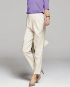 【ドゥクラッセ/DoCLASSE】の麻ストレッチ・タックテーパード 人気、トレンドファッション・服の通販 founy(ファニー) ファッション Fashion レディースファッション Fashion for Women パンツ Pants & Trousers ストレッチ Stretch, Stretchy Fabric フロント Front, Front Design ベスト Vest, Waistcoat 夏 Summer thumbnail オフホワイト|ID: prp329100004935375 ipo3291000000037037282