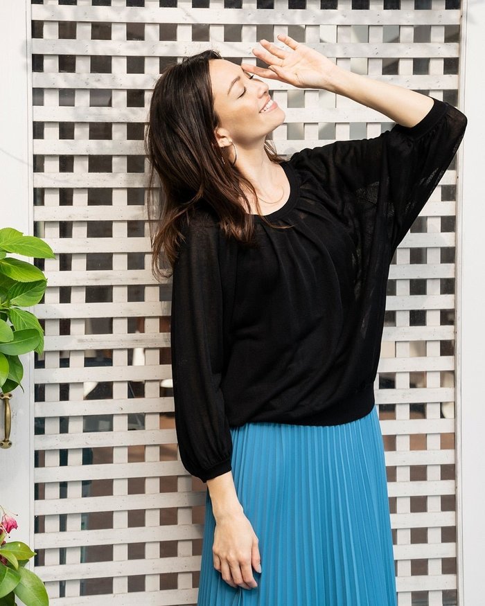 【ドゥクラッセ/DoCLASSE】のイタリア糸・タックプルオーバー インテリア・キッズ・メンズ・レディースファッション・服の通販 founy(ファニー) https://founy.com/ ファッション Fashion レディースファッション Fashion for Women トップス・カットソー Cut & Sew Tops ニット Knit Tops & Sweaters カジュアルプルオーバー・ニットトップス Pullovers & Knit Tops / Casual Pullovers イタリア Italy シアー Sheer, See-Through セーター Sweater, Knitwear ミックス Mix, Mixed Style |ID: prp329100004935381 ipo3291000000037103637