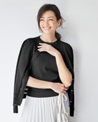 【ドゥクラッセ/DoCLASSE】のシルキーコットン・ルーセントアンサンブル ブラック|ID: prp329100004935383 ipo3291000000037259240