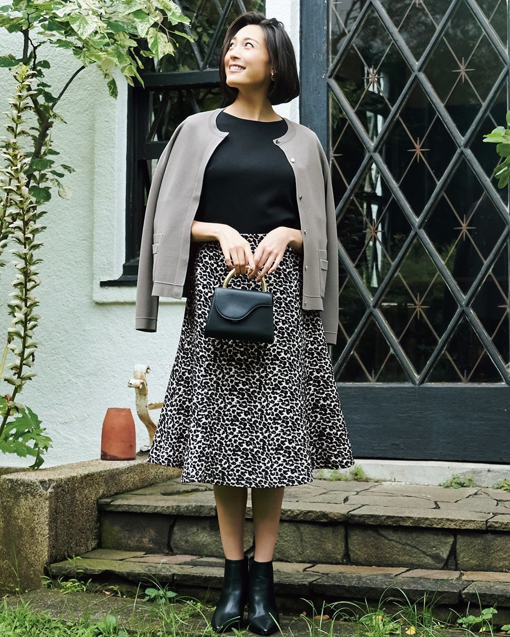 【ドゥクラッセ/DoCLASSE】のポンチジャカード・ドッキングワンピ 人気、トレンドファッション・服の通販 founy(ファニー) 　ファッション　Fashion　レディースファッション　Fashion for Women　ワンピース　Dresses　ジャカード／ジャガード　Jacquard, Woven Pattern　レオパード　Leopard, Animal Print　 other-1|ID: prp329100004935384 ipo3291000000037037304