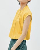 【ドゥクラッセ/DoCLASSE】のボウタイ風・ストレッチブラウス サフラン|ID: prp329100004935399 ipo3291000000037236329