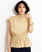 【ドゥクラッセ/DoCLASSE】のプレイフルギャザー・フレンチブラウス ベージュ|ID: prp329100004935423 ipo3291000000037236398