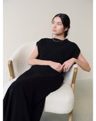【ドゥクラッセ/DoCLASSE】のトリアセエアークロス・バイアスロングドレス ブラック|ID: prp329100004935431 ipo3291000000037259131