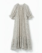 【ドゥクラッセ/DoCLASSE】のシフォンジョーゼット・プリントワンピース ホワイト|ID:prp329100004935434