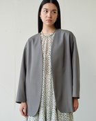 【ドゥクラッセ/DoCLASSE】のドライタッチツイル・オーバーサイズジャケット グレー|ID: prp329100004935447 ipo3291000000037098979