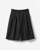 【ドゥクラッセ/DoCLASSE】のドライタッチツイル・ハーフパンツ ブラック|ID: prp329100004935448 ipo3291000000037236265