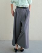 【ドゥクラッセ/DoCLASSE】のドライタッチツイル・ロングキュロットパンツ 人気、トレンドファッション・服の通販 founy(ファニー) ファッション Fashion レディースファッション Fashion for Women スカート Skirts 新作・新入荷 New Arrivals / New In キュロット Culottes, Wide Shorts サマー Summer, Summer Style スマート Smart, Elegant ツイル Twist, Twisted Detail ドレープ Drape, Draping Fabric ラグジュアリー Luxury, Elegant ロング Long, Long-Length ワイド Wide, Wide Fit thumbnail グレー|ID: prp329100004935449 ipo3291000000037037492