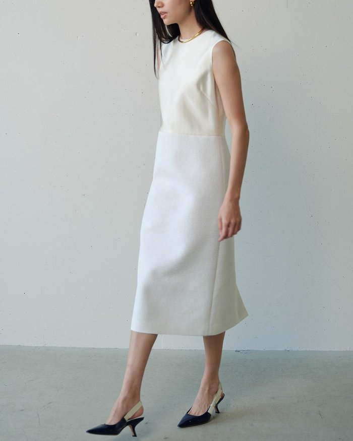 【ドゥクラッセ/DoCLASSE】のコットン混ツイード・異素材ワンピース インテリア・キッズ・メンズ・レディースファッション・服の通販 founy(ファニー) https://founy.com/ ファッション Fashion レディースファッション Fashion for Women ワンピース Dresses 新作・新入荷 New Arrivals / New In オケージョン Occasion Wear カッティング Cutting Detail ジャケット Jacket, Outerwear ツイード Twill, Twill Weave ドレス Dress, One-Piece ペプラム Peplum, Flared Hem ボトム Bottoms, Lower Wear |ID: prp329100004935452 ipo3291000000037103672