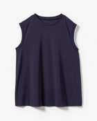 【ドゥクラッセ/DoCLASSE】のトリコットジャージー・スリーブレストップス ネイビー|ID: prp329100004935460 ipo3291000000037037525