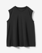 【ドゥクラッセ/DoCLASSE】のトリコットジャージー・スリーブレストップス ブラック|ID: prp329100004935460 ipo3291000000037037526